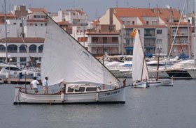 Bona participació dembarcacions a la primera Trobada de Vela Llatina