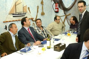 El secretari general d'UDC, Josep M. Pelegrí, visita Cambrils per fer una trobada amb la militància local