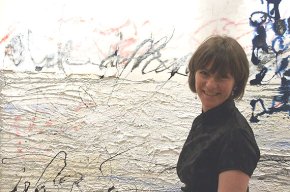 L'artista cambrilenca Nuri Mariné porta la seva mostra pictòrica "Celitre" al Pati del Palau de la Diputació de Tarragona