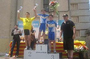 Els ciclistes Alejandro Sánchez i Edgar Curto queden cadascun d'ells en segona posició a les seves categories, a Sant Pere de Ribes