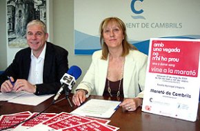 Cambrils acull la tercera marató de donació de sang al pavelló el proper 27 de maig