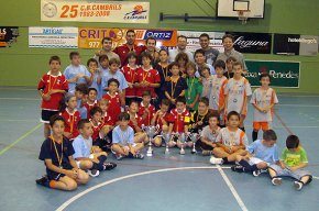 L'Escola de Futbol Sala Laguna guanya la 2a edició de la Copa Ciutat de Cambrils en categoria benjamí
