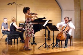 El Trio Florea-Sanchís obre el cicle Concerts de Primavera a la Cripta