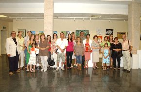 L'Espai el Pati del Centre Cultural aplega totes les creacions dels alumnes de pintura i escultura