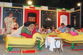 La vil·la romana de la Llosa acull la recreació d'un sopar romà del segle I d.C. 