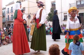 La colla gegantera Tota l'Endenga intensifica els intercanvis amb altres colles 