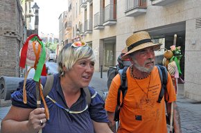 Luigi Cianti, el pelegrí exmilionari que al llarg de 15 anys ha recorregut mig món, passa per Cambrils