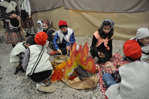 Pessebre vivent del col·legi Cardenal Vidal i Barraquer