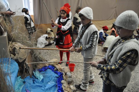 Pessebre vivent del col·legi Cardenal Vidal i Barraquer