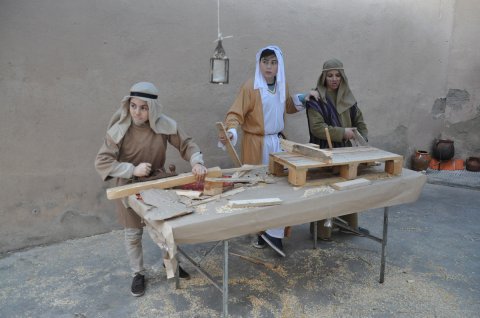 Pessebre vivent del col·legi Cardenal Vidal i Barraquer