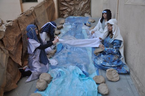 Pessebre vivent del col·legi Cardenal Vidal i Barraquer