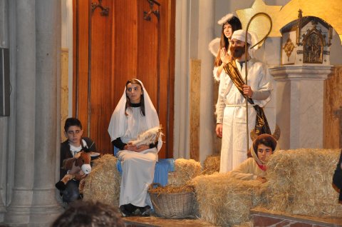 Pessebre vivent del col·legi Cardenal Vidal i Barraquer