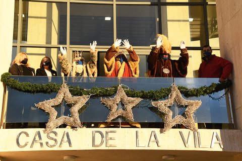 Arribada del Reis Mags a Cambrils