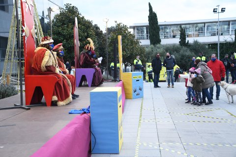 Arribada del Reis Mags a Cambrils