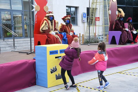 Arribada del Reis Mags a Cambrils