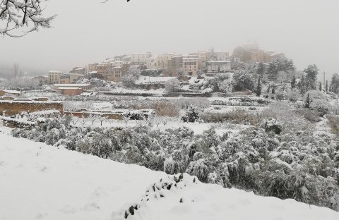 La neu arriba al territori (Tivissa)
