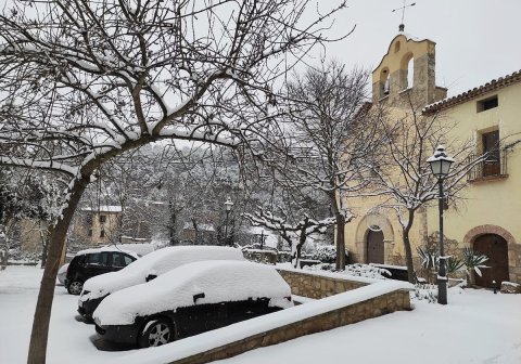 La neu arriba al territori (Prenafeta)