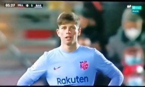 El cambrilenc Estanis Pedrola debuta amb el primer equip del Barça