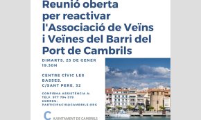 L'Ajuntament convoca una reunió per reactivar l'Associació de veïns del barri del Port  