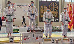 El judoka cambrilenc David Sevilla, campió de la Copa d'Espanya infantil