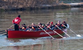 Rem Cambrils participa en la 1a Regata de la Lliga Catalana de Llaüt Mediterrani - Descens del Meandre de Flix
