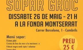 La diputada Teresa Pallarès i l'encausat pel 8 N Francesc Bermúdez participaran en el sopar groc que es farà aquest dissabte 