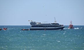 El litoral cambrilenc, escenari d'un simulacre d'accident marítim en una embarcació de passatgers