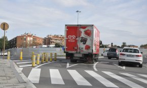 Es reordena l'accés circulatori a la nova rotonda de l'avinguda d'Adelaida