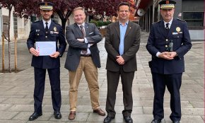 El cap de la Policia Local és distingit per la seva trajectòria en el marc del Dia de les Esquadres
