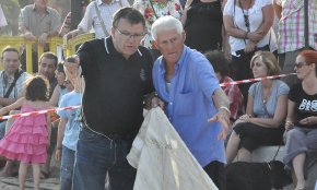 Mor Josep Llaveria Recasens, qui fou el primer president de l'Arjau Vela Llatina de Cambrils