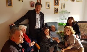 S'homenatja a l'avi més gran de l'Hospitalet de l'Infant