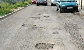 Clots considerables en alguns carrers de Vilafortuny