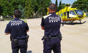 Un helicòpter trasllada d'emergència un jove de 13 anys que requeria d'assistència mèdica urgent