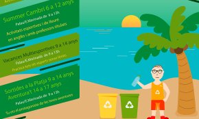 L'Ajuntament ofereix enguany més de 5.700 places d'activitats d'estiu per infants i joves  
