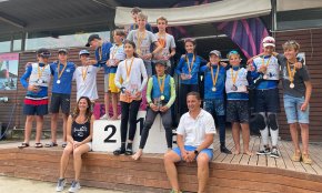 El Club Nàutic Cambrils, subcampió de Catalunya i tercer classificat al campionat per equips d'Optimist