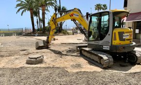 Tot a punt per iniciar la pavimentació del primer tram de la rambla de Jaume I