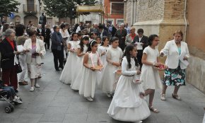 La parròquia de Santa Maria recupera la professó de Corpus, demà diumenge al matí