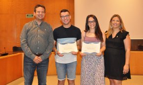Belén Rueda i Adrián Martínez reben els Premis d'Excel·lència als millors expedients acadèmics