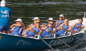 Vent d'Estrop encara amb il·lusió el final de la Lliga Catalana de Llagut després dels resultats de la regata de Flix