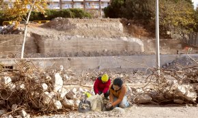 Innocentada | Aturades les obres d'enderrocament del pont de l'antiga N-340 per una troballa arqueològica