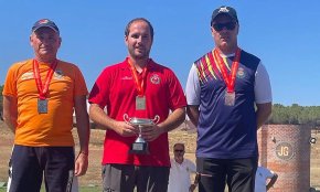 Antoni Ruiz Nat, medalla de bronze al campionat d'Espanya de fossat universal de tir al plat