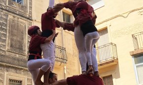 Els Xiquets de Cambrils participen a la diada castellera de Castellvell del Camp