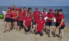 Rem Cambrils participa a la XIV regata Trofeu Ciutat de Badalona de Llagut