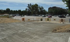Es recuperen 170 places de l'aparcament de l'Ateneu Juvenil per la temporada d'estiu
