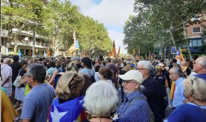 Una nova manifestació multitudinària pels carrers de Barcelona