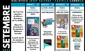 La Biblioteca Josep Salceda i Castells s'endinsarà, aquest setembre, en la cultura del món del vi