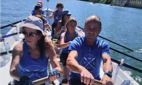Vent d'Estrop Vogadors de Cambrils participa a la Transebre 2022, la tradicional baixada del riu Ebre