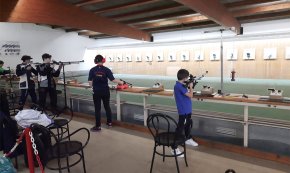Pablo García primer en carrabina aleví i María Antón quarta en infantil al campionat de Catalunya de Joves Promeses