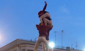 Els Xiquets de Cambrils completen amb èxit la seva participació a la diada dels Xiquets de Reus