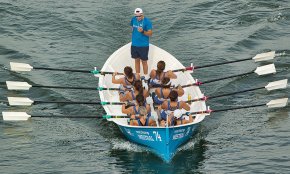 Vent d’Estrop Vogadors de Cambrils inicia la temporada 2022-23 a Amposta amb la primera regata de llarga distància